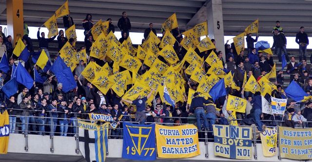 Chievo - Parma: bandierine al vento